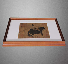 咸安书画装裱配框服务案例